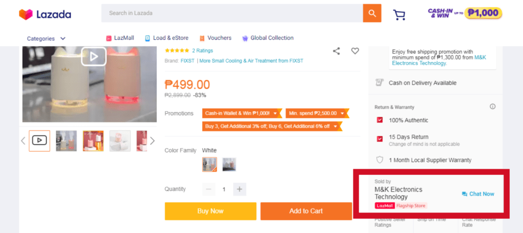 Lazada seller