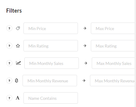 Keyword Research tool. 