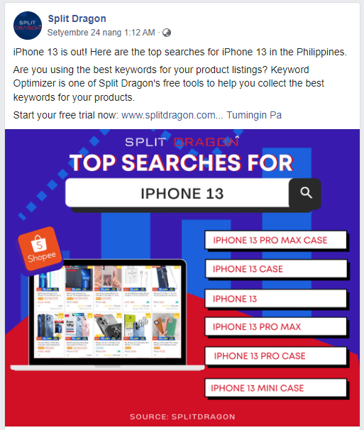 Kata kunci atas iPhone 13